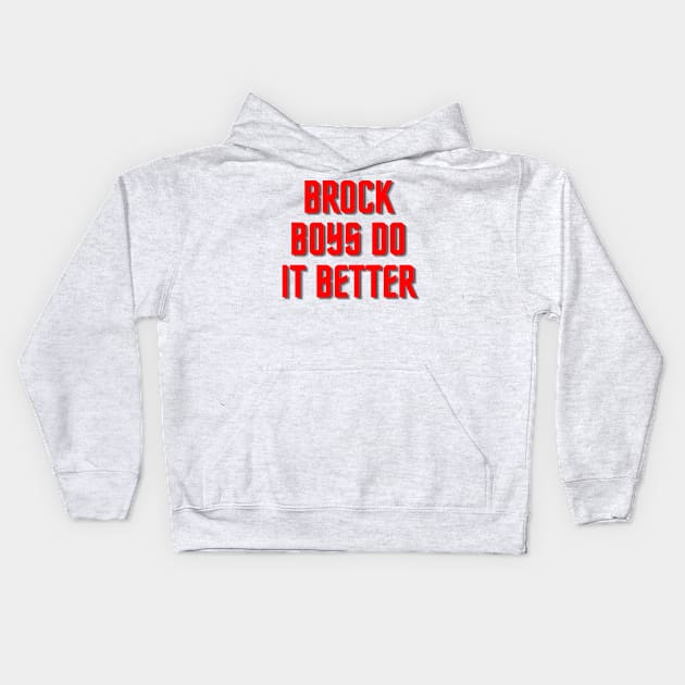 Brock Boys Kids Hoodie by stickersbyjori